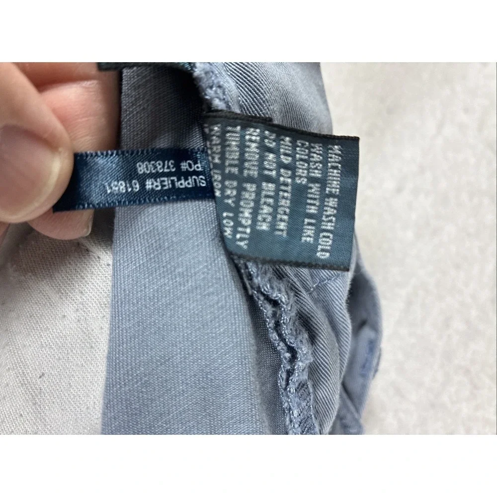 Polo Ralph Lauren Dry Goods Mens Chino Pants 36x30 Light Blue Flat Front‎ Preppy